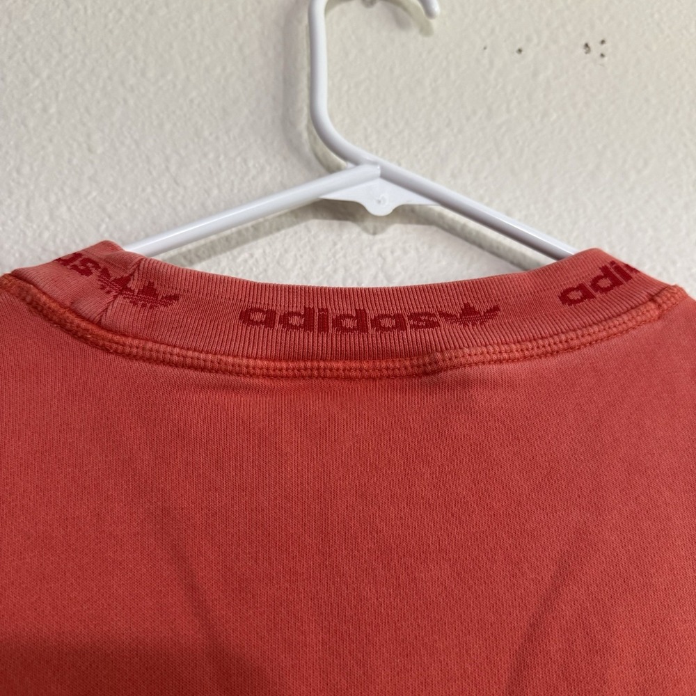 Adidas Unisex Coral‎ Small Pullover Sweatshirt Crewneck - Picture 5 of 9